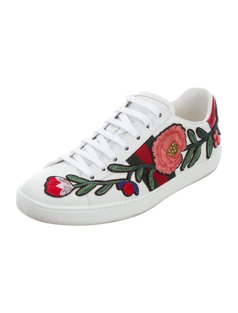 gucci sneaker men flower|gucci ace sneakers women's.